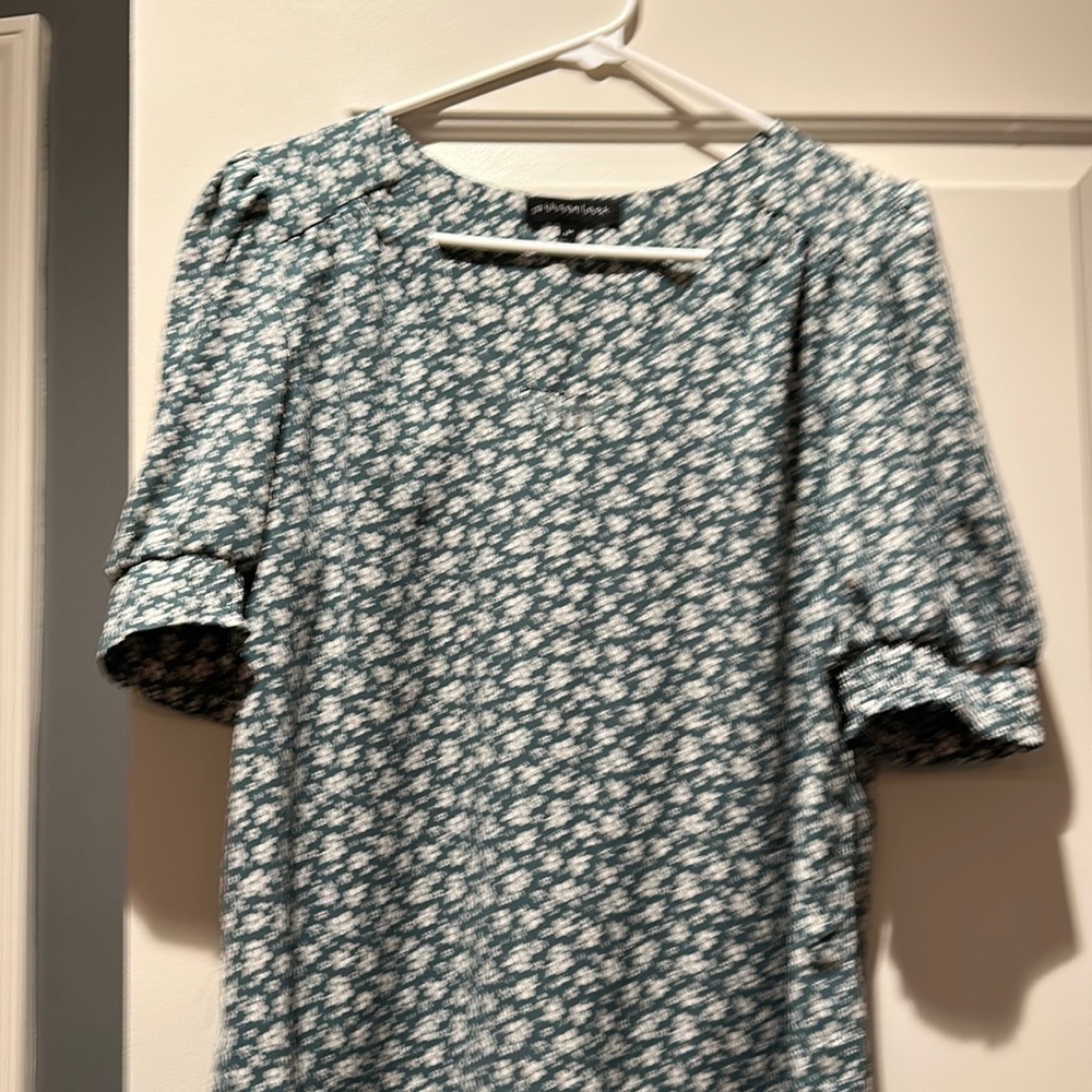 Gibson look puff sleeve Women’s Medium blouse